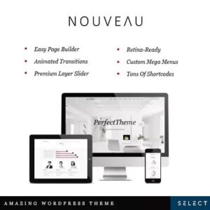 Nouveau - Multi-Purpose Retina WordPress Theme