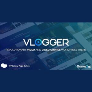 Vlogger: Professional Video & Tutorials WordPress Theme